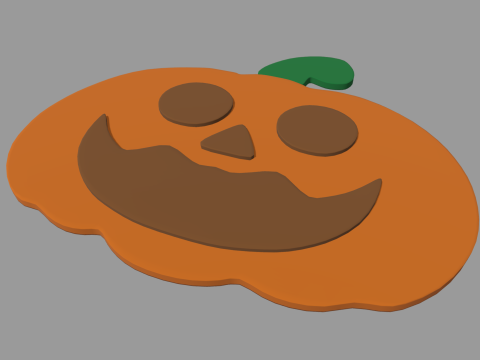 Pumpkin Candy 04 3D Model