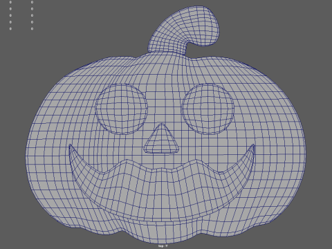 Pumpkin Candy 04 Modello 3D