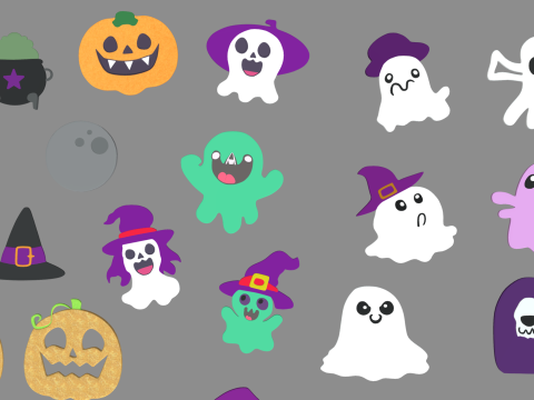 Halloween Candies Cookies Pack 01 3Dモデル
