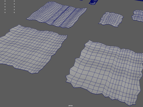 Old Papyrus Parchments 3D Model