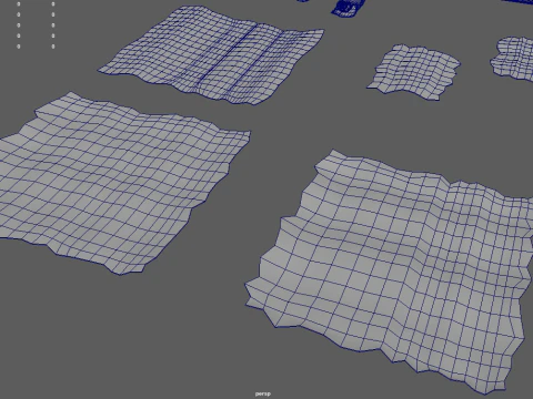 Old Papyrus Parchments 3D Model