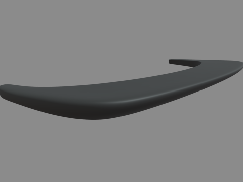 Car Spoiler 021 3D 모델
