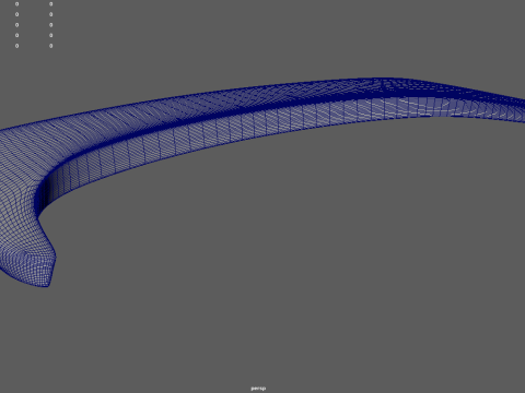 Car Spoiler 021 3D 모델