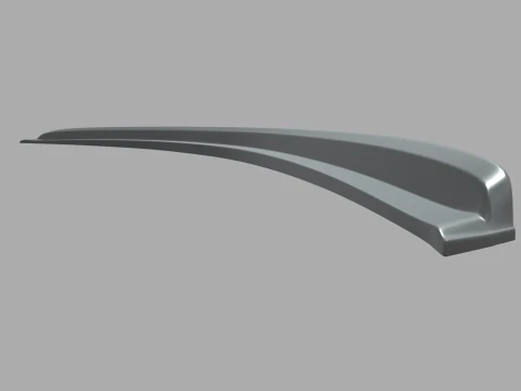 Car Spoiler 022 3D Model