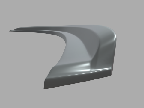 Car Spoiler 022 3D 모델