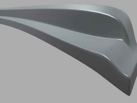 Car Spoiler 022 3D 모델