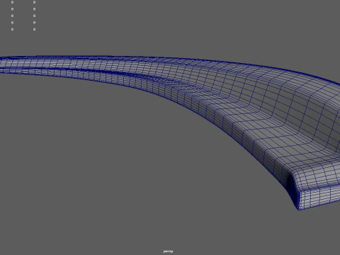 Car Spoiler 022 3D Model