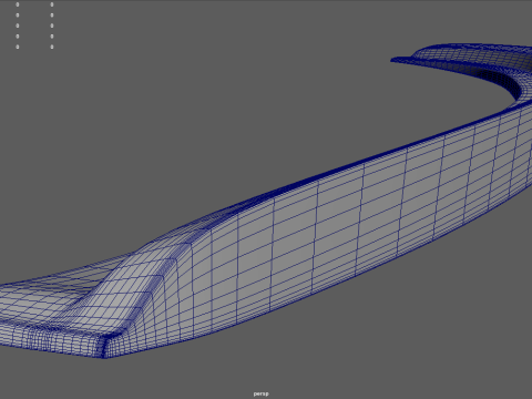 Car Spoiler 022 3D 모델