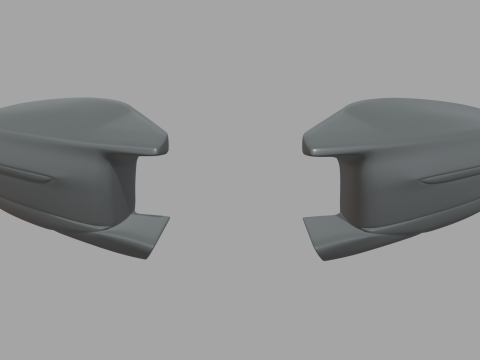 Car Mirror 019 Modelo 3D