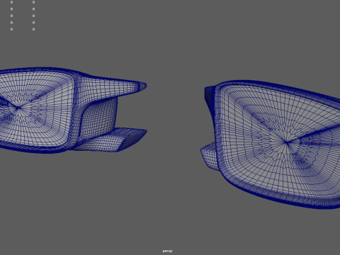 Car Mirror 019 Modelo 3D