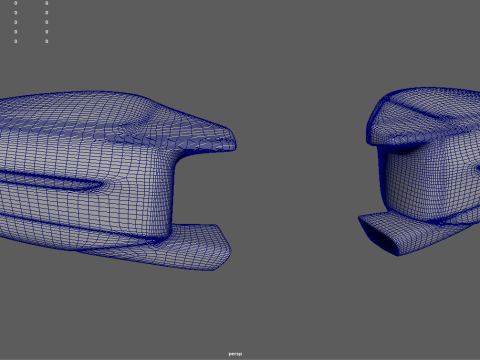 Car Mirror 019 Modelo 3D