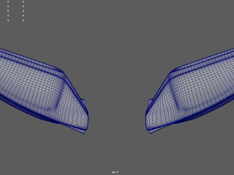 Car Mirror 019 Modelo 3D