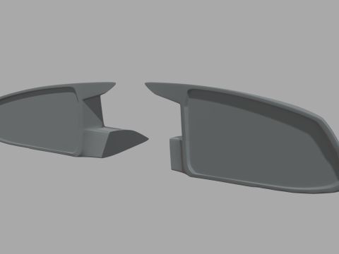 Car Mirror 020 3D Model