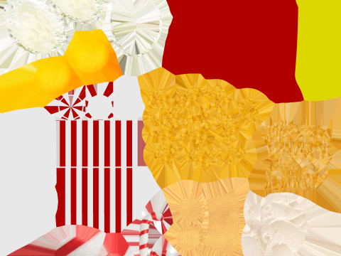 Low Poly Fast Food Pack 01 3D मॉडल