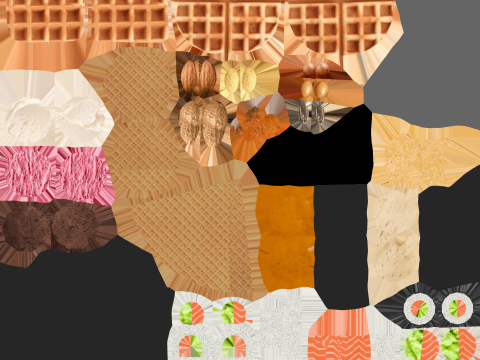 Low Poly Fast Food Pack 01 3D मॉडल