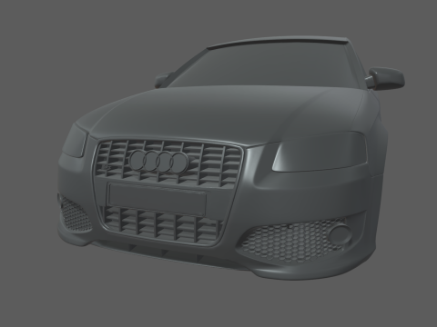 Audi A3 S3 2006 3D Принт Модель