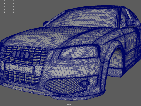 Audi A3 S3 2006 3D Принт Модель