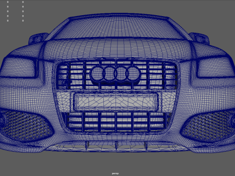 Audi A3 S3 2006 3D Принт Модель