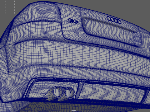 Audi A3 S3 2006 3D Принт Модель