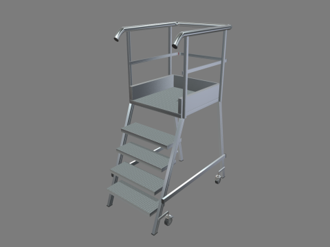 Industrial Warehouse Stair 3Dモデル