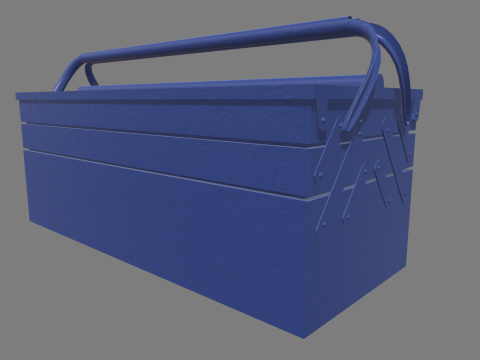 Metal Cantilever Toolbox 3D मॉडल