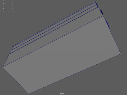 Metal Cantilever Toolbox 3D Model