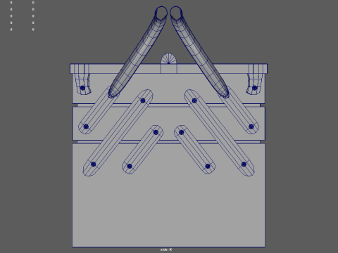 Metal Cantilever Toolbox 3D मॉडल