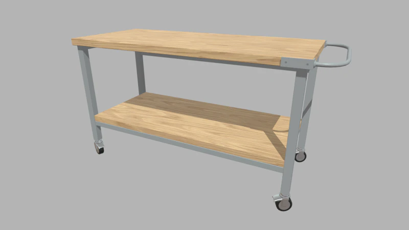 End&uuml;striyel Tezgah 3D Model .c4d .max .obj .3ds .fbx .stl .blend 