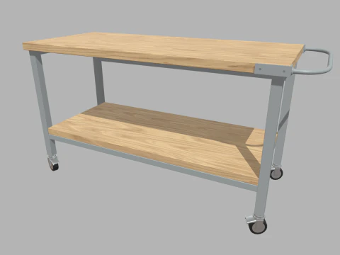 End&uuml;striyel Tezgah 3D Model