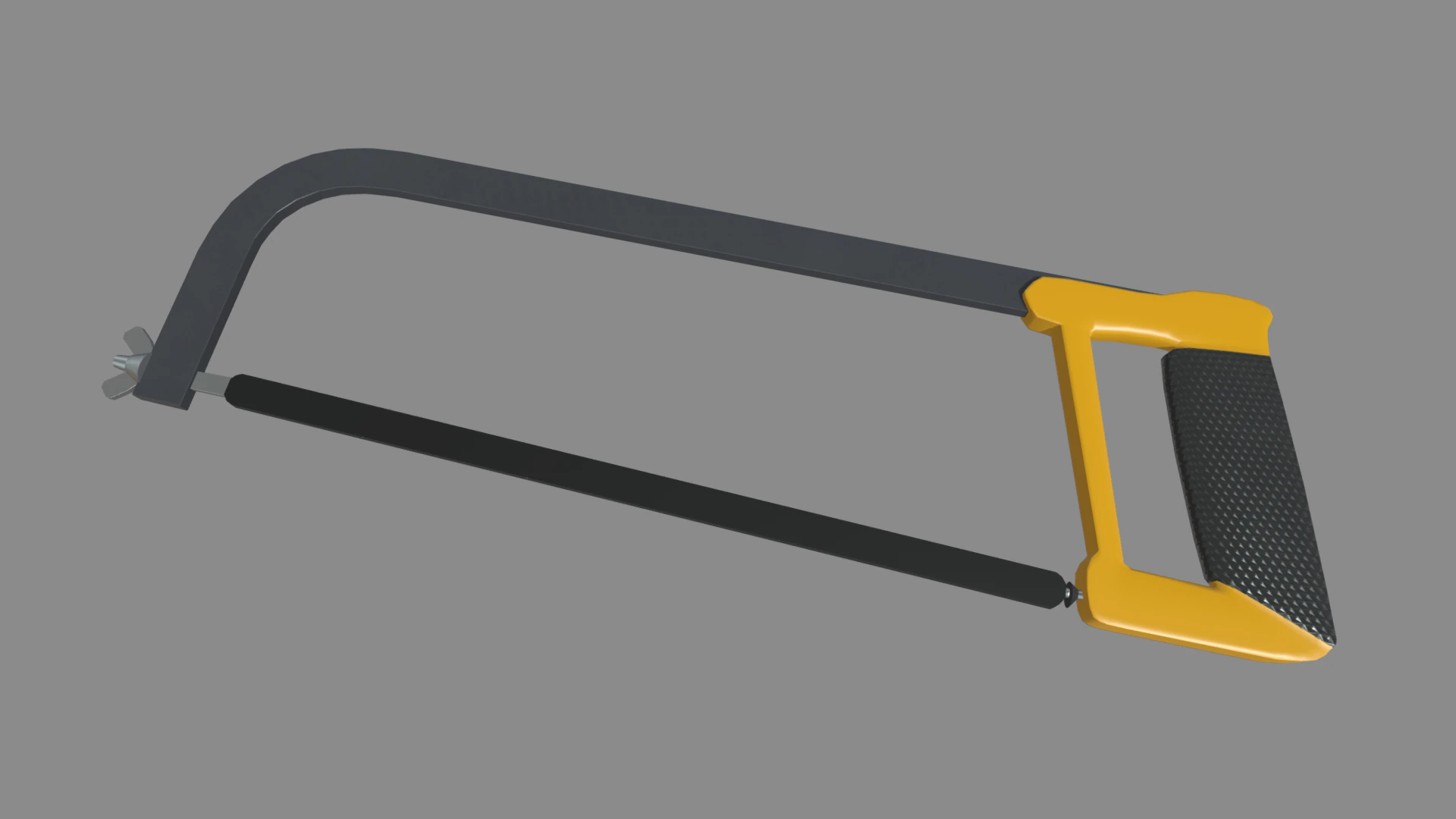 Hand Saw 3D Model .c4d .max .obj .3ds .fbx .stl .blend 