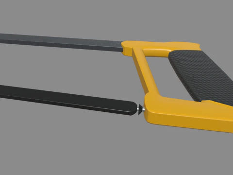 Hand Saw 3D Model