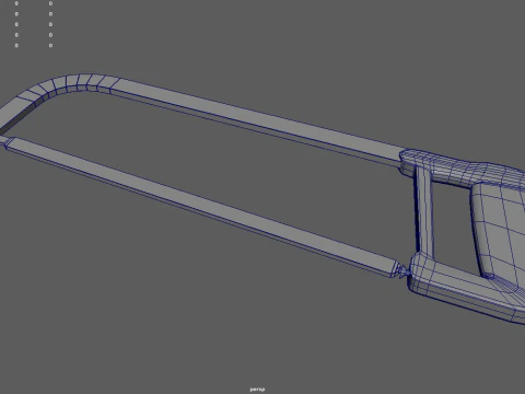 Hand Saw 3D Model