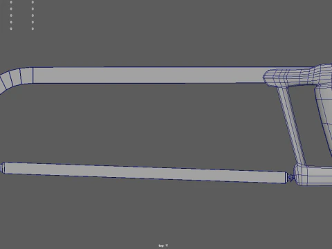 Hand Saw 3D Model