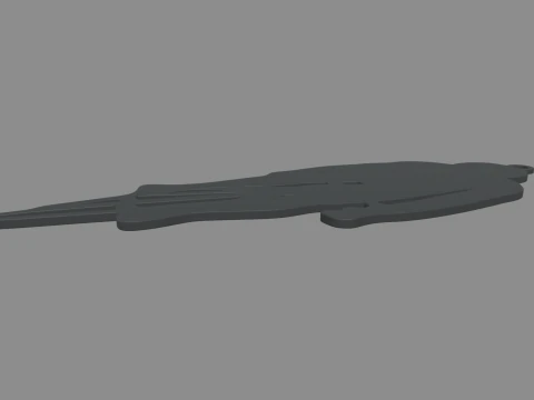 Bike Key Ring Chain 02 3D Print Model