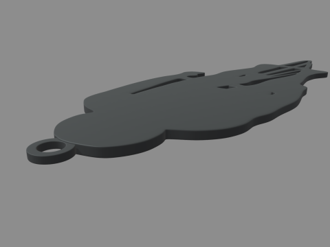 Bike Key Ring Chain 02 3Dプリントモデル