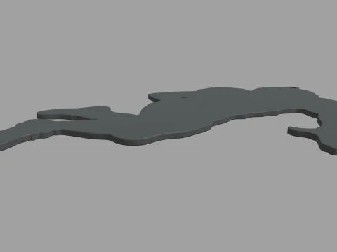 American Football Key Ring Chain 01 3D Print Model