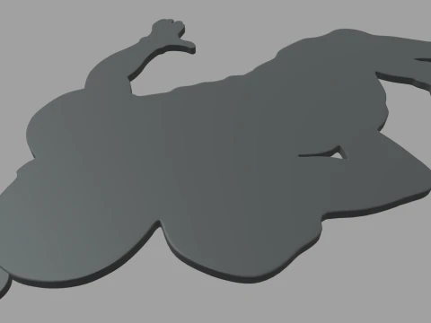 American Football Key Ring Chain 01 3D Print Model