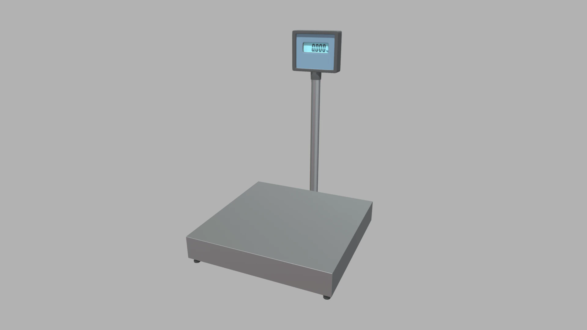 Industrial Scale 3D Model .c4d .max .obj .3ds .fbx .stl .blend