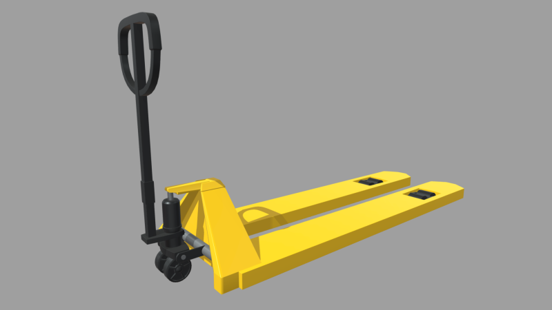 Hand Pallet Truck 01 Modèle 3D .c4d .max .obj .3ds .fbx .stl .blend 