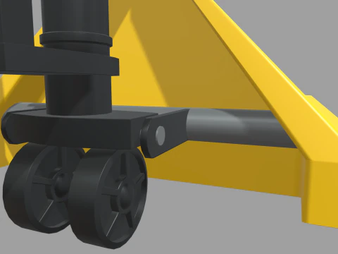 Hand Pallet Truck 01 3D Model