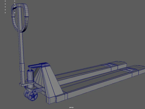 Hand Pallet Truck 01 3D Model