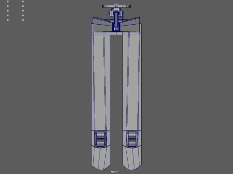 Hand Pallet Truck 01 3D Model