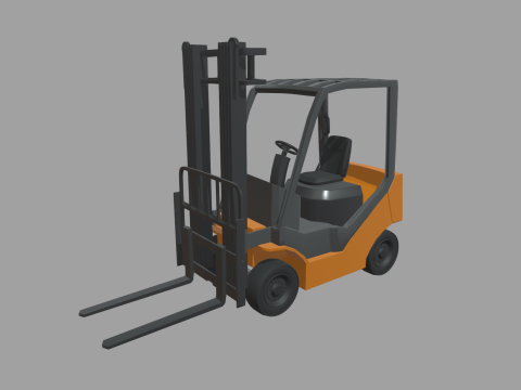 Forklift 01 3D मॉडल