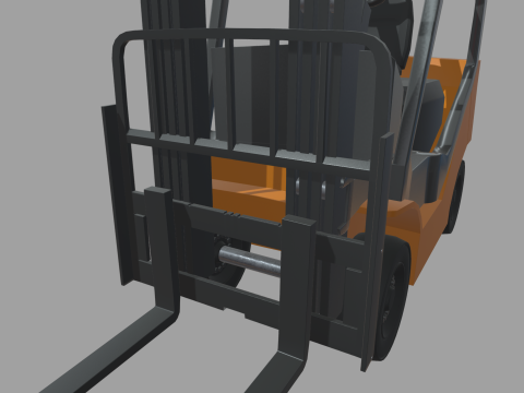 Forklift 01 3D Model