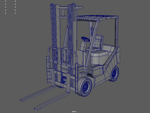 Empilhadeira 01 Modelo 3D