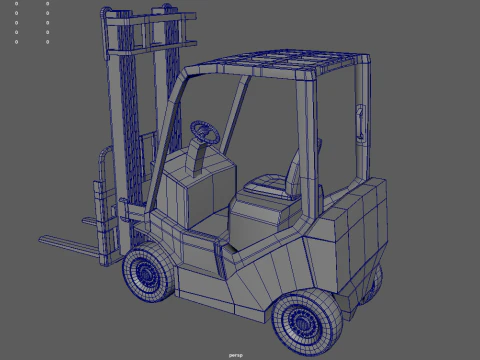 Empilhadeira 01 Modelo 3D