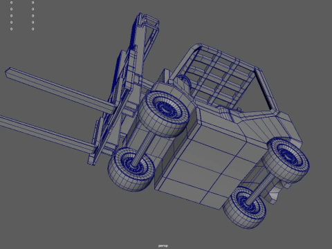 Empilhadeira 01 Modelo 3D
