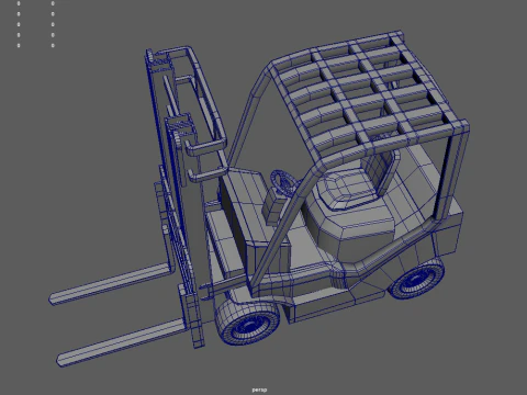Empilhadeira 01 Modelo 3D
