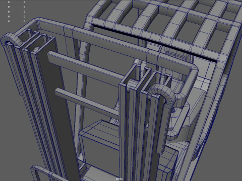 Empilhadeira 01 Modelo 3D