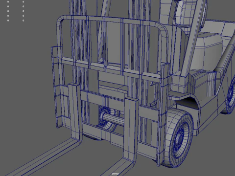 Empilhadeira 01 Modelo 3D